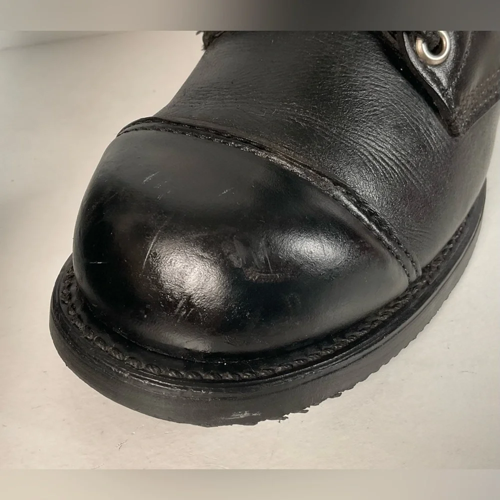 Vintage Harley Davidson Tall Lace Up Boots | USA Made | Men’s 8 | Women’s 9